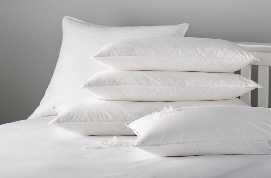 Natural down pillows