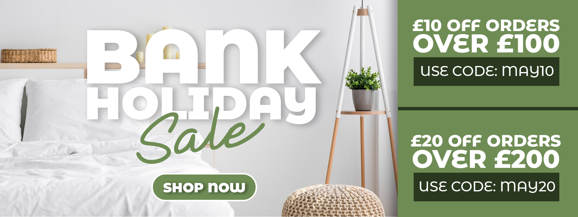 May Bank Holiday Sale
