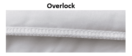Overlock stitching