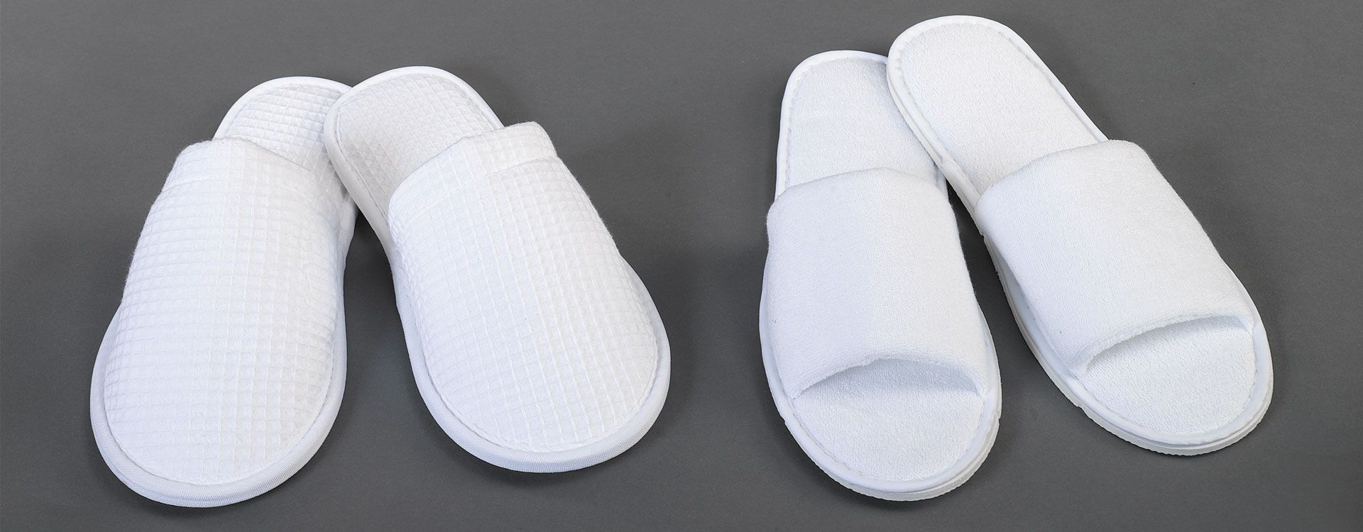 Hotel Slippers with Logo Print