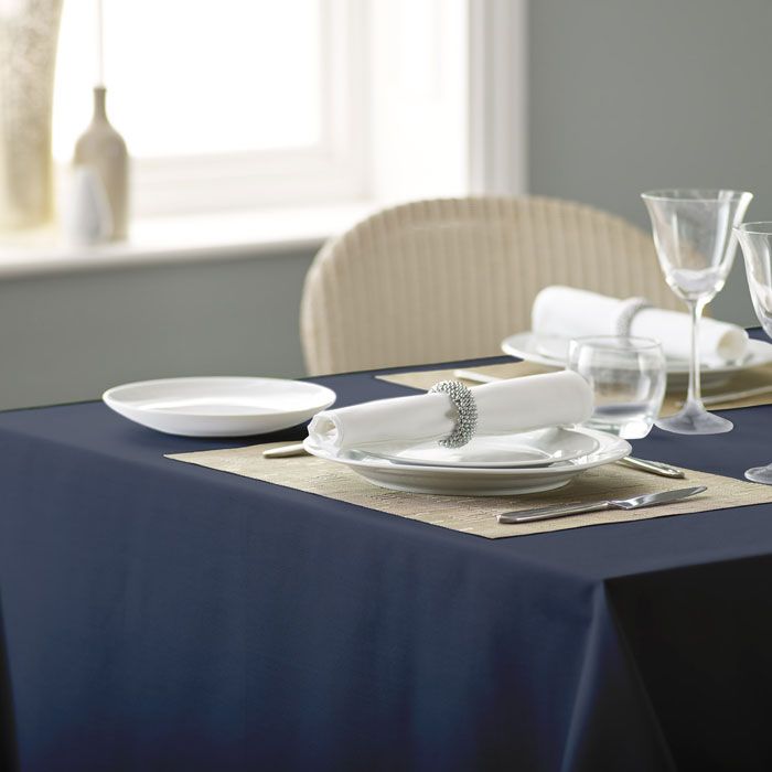 100% Polyester Plain Square & Rectangular Tablecloths Various Sizes & Colours - Picture 27 of 39