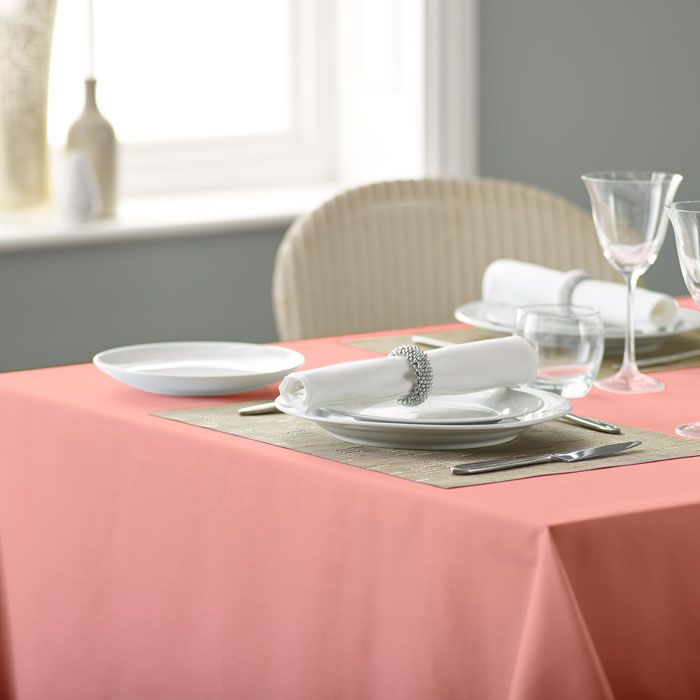 100% Polyester Plain Square & Rectangular Tablecloths Various Sizes & Colours - Picture 33 of 39