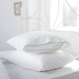V130 100% Cotton White Pillowcase - Bag Style