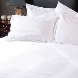 Plain White Double XL Bed Linen Bundle