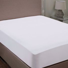Warmtex Waterproof Mattress Protector Queen Size Premium Smooth Fabric Bed Mattress Cover Breathable Noiseless Vinyl Free Matressprotector for Pets Kids Adults 18 Inches Deep Pocket 