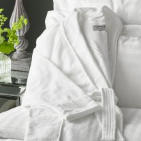 100% cotton velour bathrobe for men and women