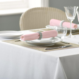 V Polyester Plain Coloured Napkin (Clearance)