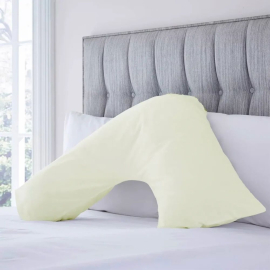 Charlotte Thomas Poetry V-Shape Pillowcase - Ivory *Clearance*