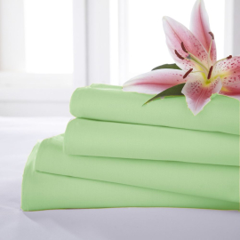 Charlotte Thomas Percale Housewife Pillowcase Pair - Meadow