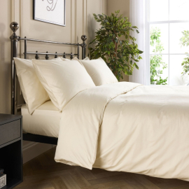 Hotel Pure Luxury 4* Duvet Cover Set-Cream-Super King - 260 x 220cm