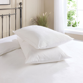 V200 80/20 Cotton Rich Percale Plain Bag Style Pillowcase