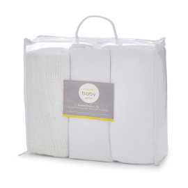 Martex Baby Cotbed Bedding Bundle