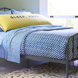 Martex Petite Painted Check Duvet Cover & Pillowcase Set *Clearance*