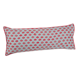Novogratz By Utica Painted Lips Body Pillow