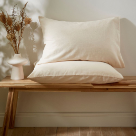 Martex Touch of Linen Pillowcase Pair