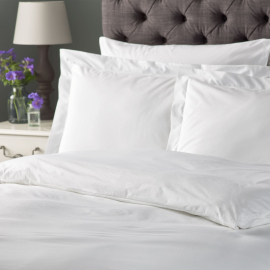 V200 100% Cotton Percale Plain Duvet Cover