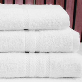 V500 100% Cotton Twill Guest Towels