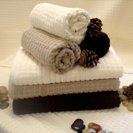 V550 Mosaic Design 100% Cotton Coloured Towels
