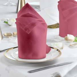 V Polyester Ivy Leaf Coloured Napkin (Clearance)