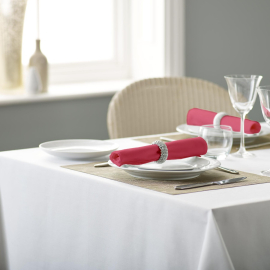 V Polyester Plain Coloured Napkin