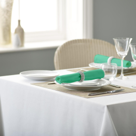 V Polyester Plain Coloured Napkin (Clearance)