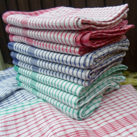 VE Kitchen Cloth Check Tea Towel