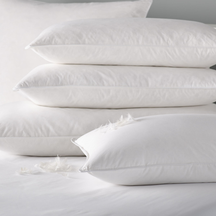 100 Cotton Duck Feather and Down Pillow Vision Linens