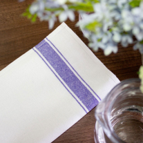 VE Glass Cloth With Blue Stripe Design *Clearance*