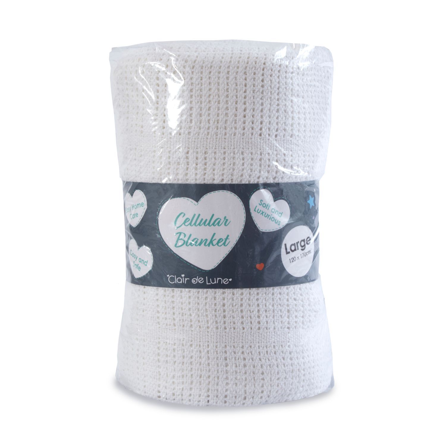 Clair De Lune Cellular Blanket – Small (70 x 90cm) Or Large (120 x 170cm) - Picture 23 of 30