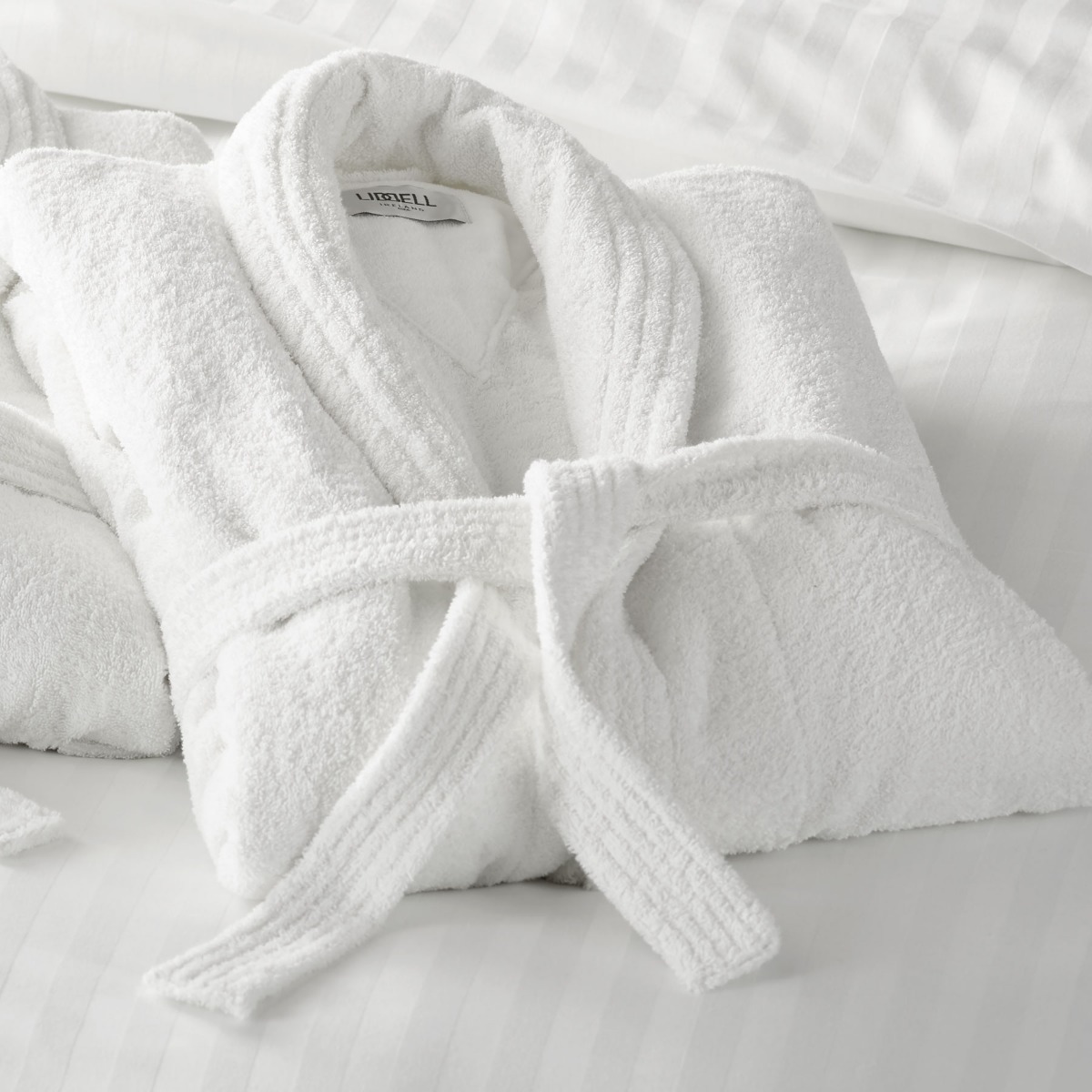 V400 100% Cotton Terry Towelling Bathrobe Vision Linens
