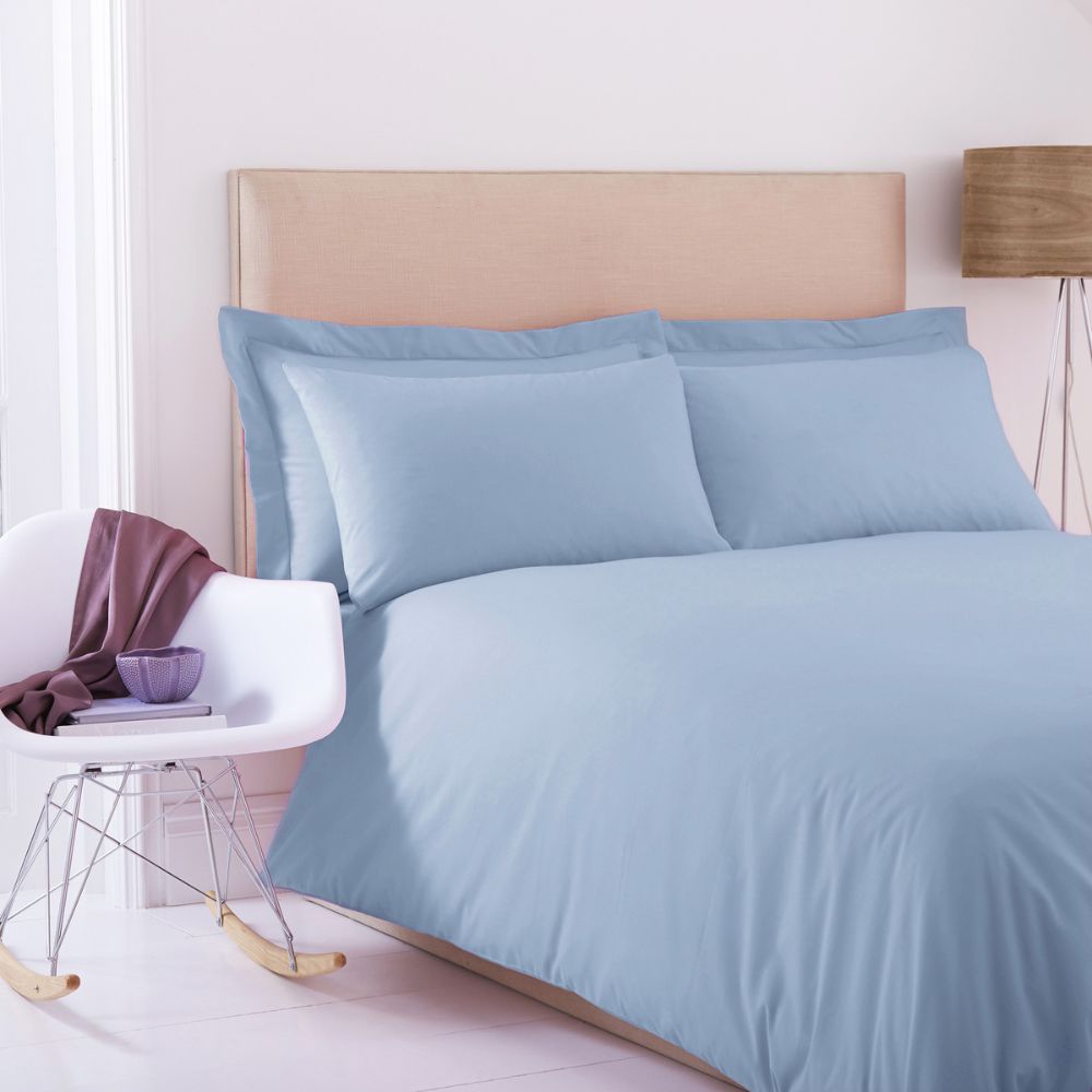 Charlotte Thomas Poetry Duvet Cover Set - Blue - Single
