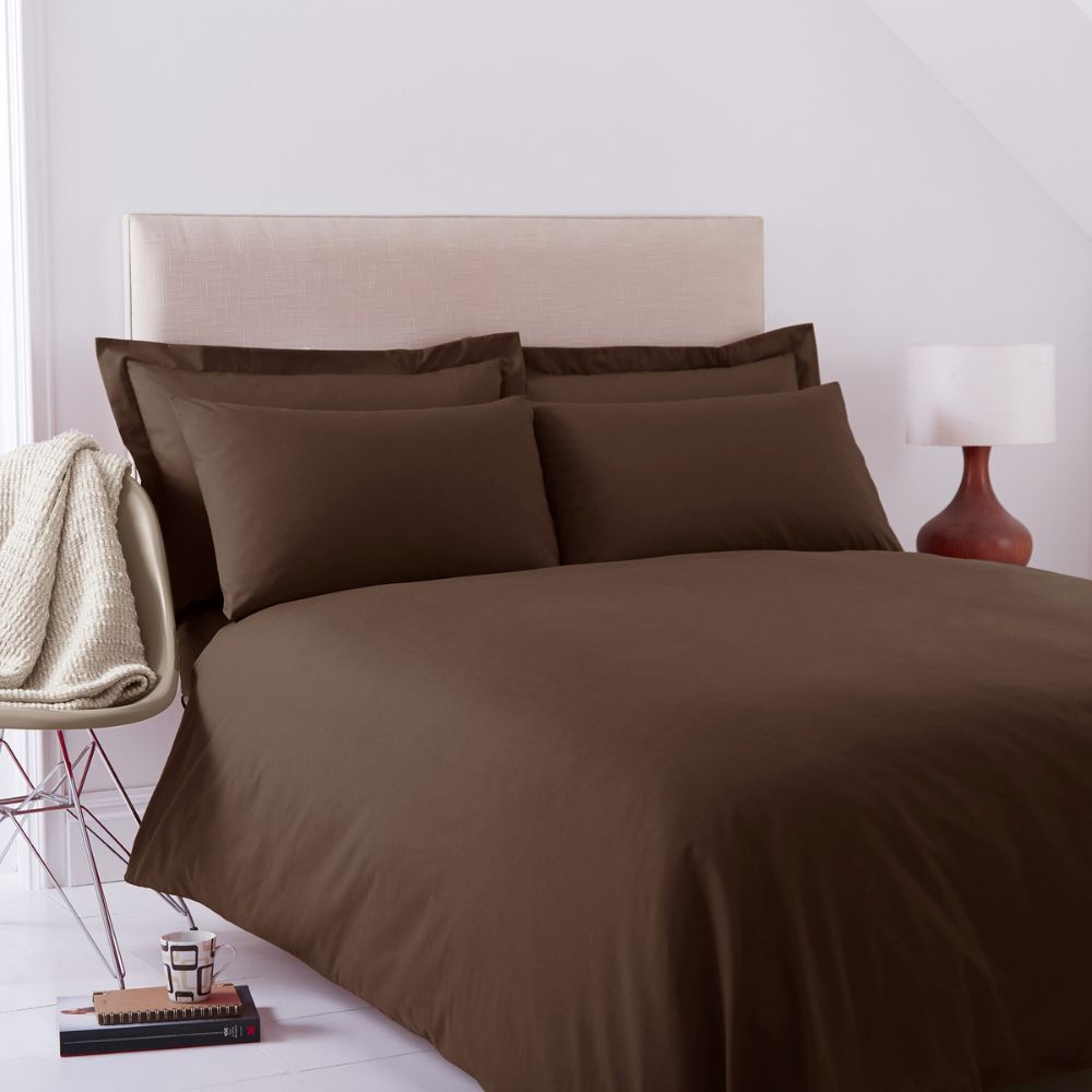 Charlotte Thomas Poetry Duvet Cover Set - Chocolate - King
