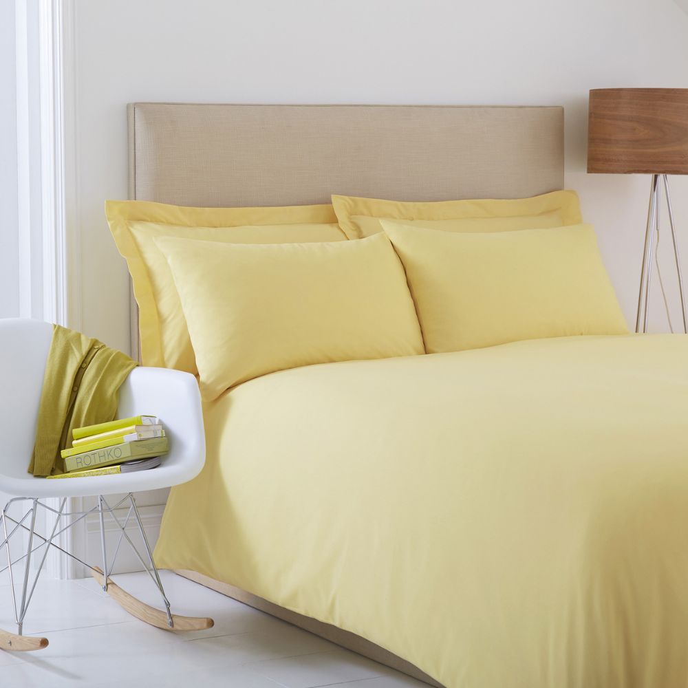 Charlotte Thomas Poetry Duvet Cover Set - Lemon - King