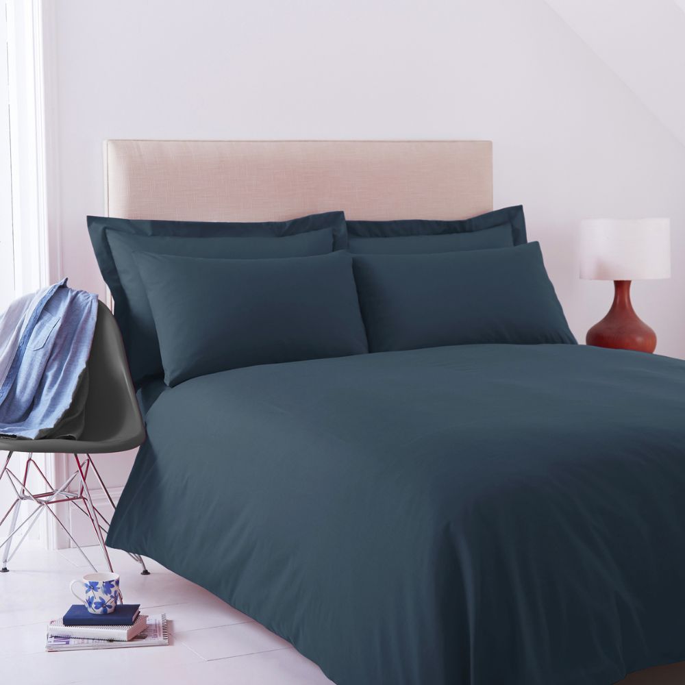 Charlotte Thomas Poetry Duvet Cover Set - Navy - Single