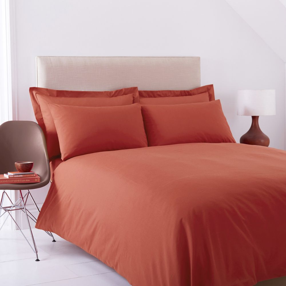 Charlotte Thomas Poetry Duvet Cover Set - Terracotta - Single