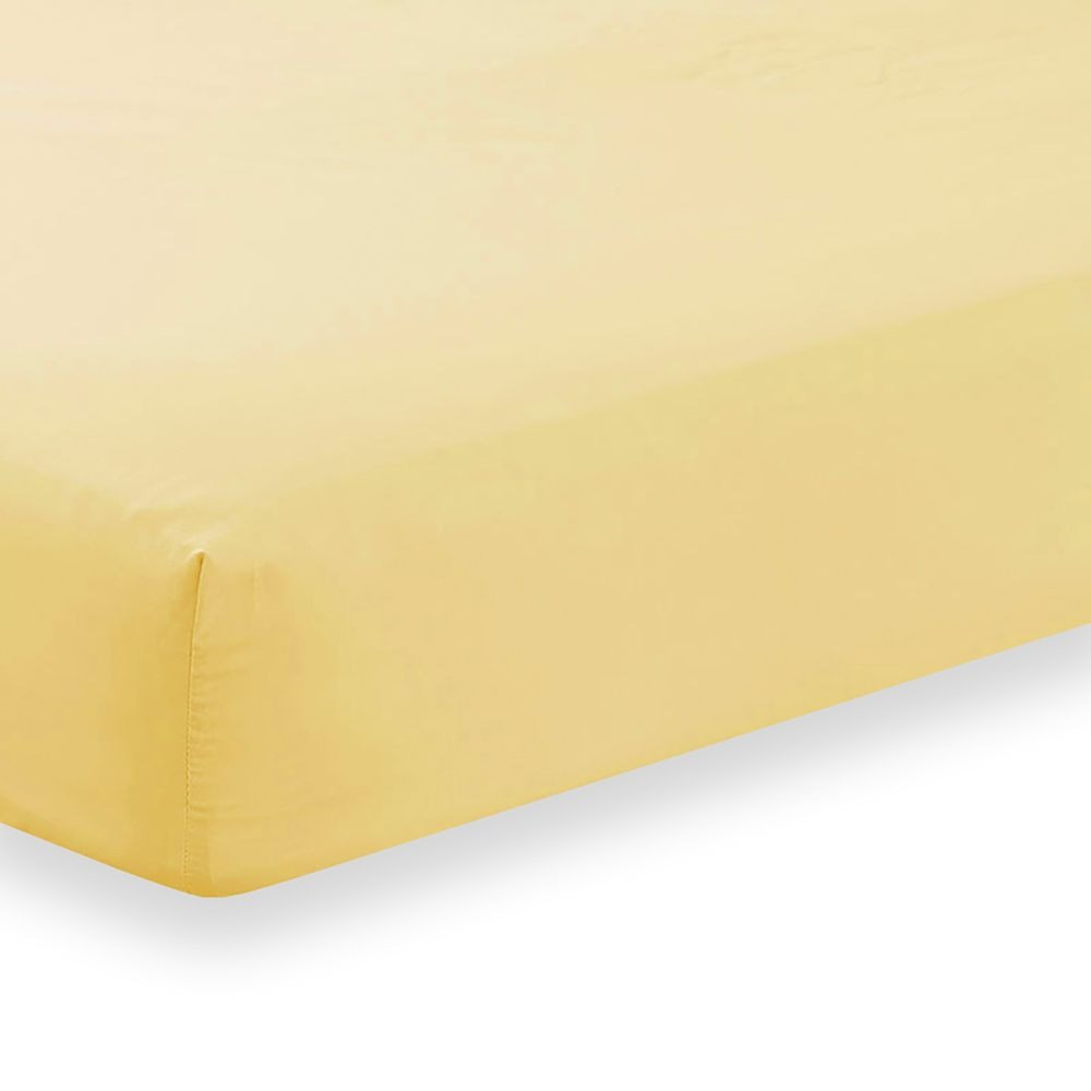 Charlotte Thomas Poetry 4ft Bed Fitted Sheet - Lemon