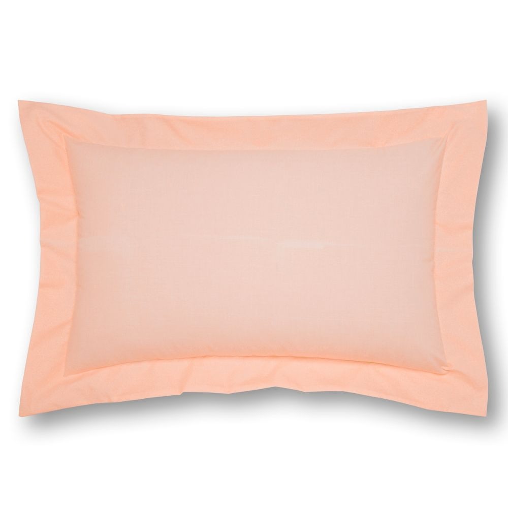 Charlotte Thomas Poetry Oxford Pillowcase - Peach