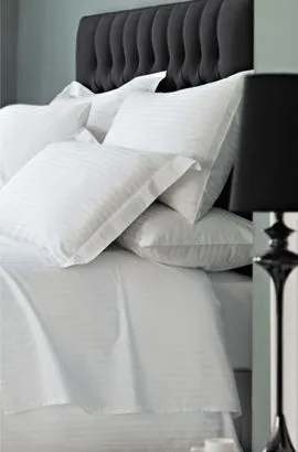 top of luxury bed with pillows