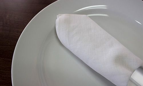 the rolling fold napkin fold