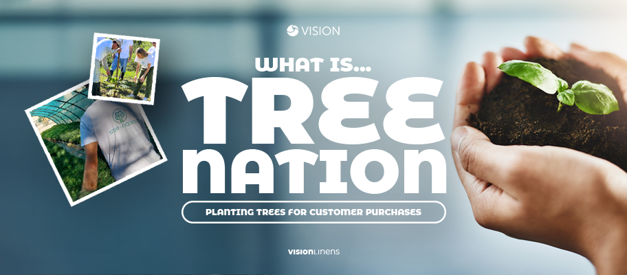 Vision Linens Celebrates Earth Month: Planting Trees for a Greener Future