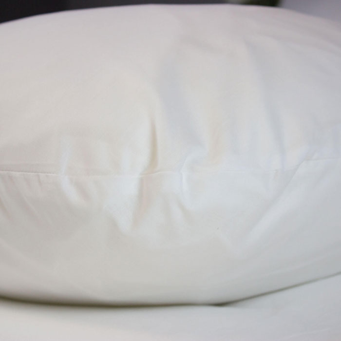 Plain White Polycotton V Shaped Flame retardant V Shaped Pillow | Wipe